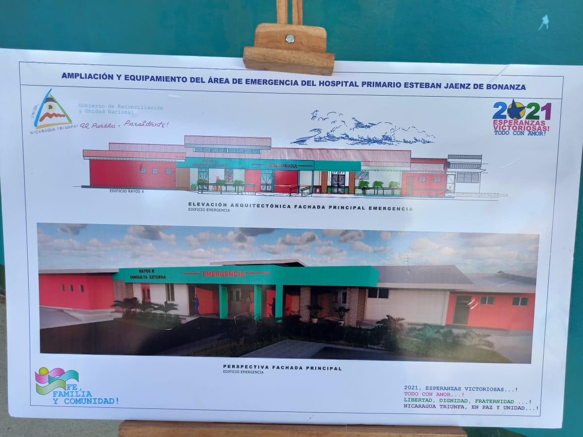 Entrega de sitio Ampliación y Equipamiento del área de emergencia del Hospital Primario Esteban Jaens Serrano Bonanza