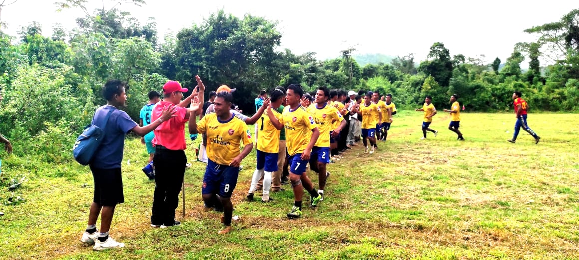 Final juego fútbol Campo campeonato 2021 Territorio Mayangna