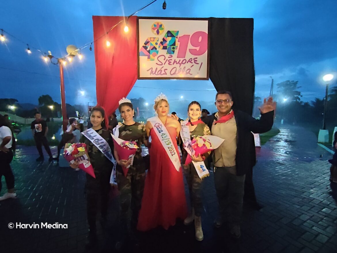 FSLN realiza Certamen de Muchacha 44/19 parque municipal