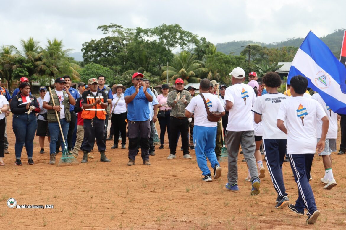 Bonanza recibe con orgullo la Antorcha de la Libertad