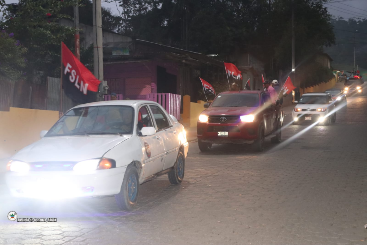 Bonanza conmemora 92 aniversario de Augusto C. Sandino con alegre diana