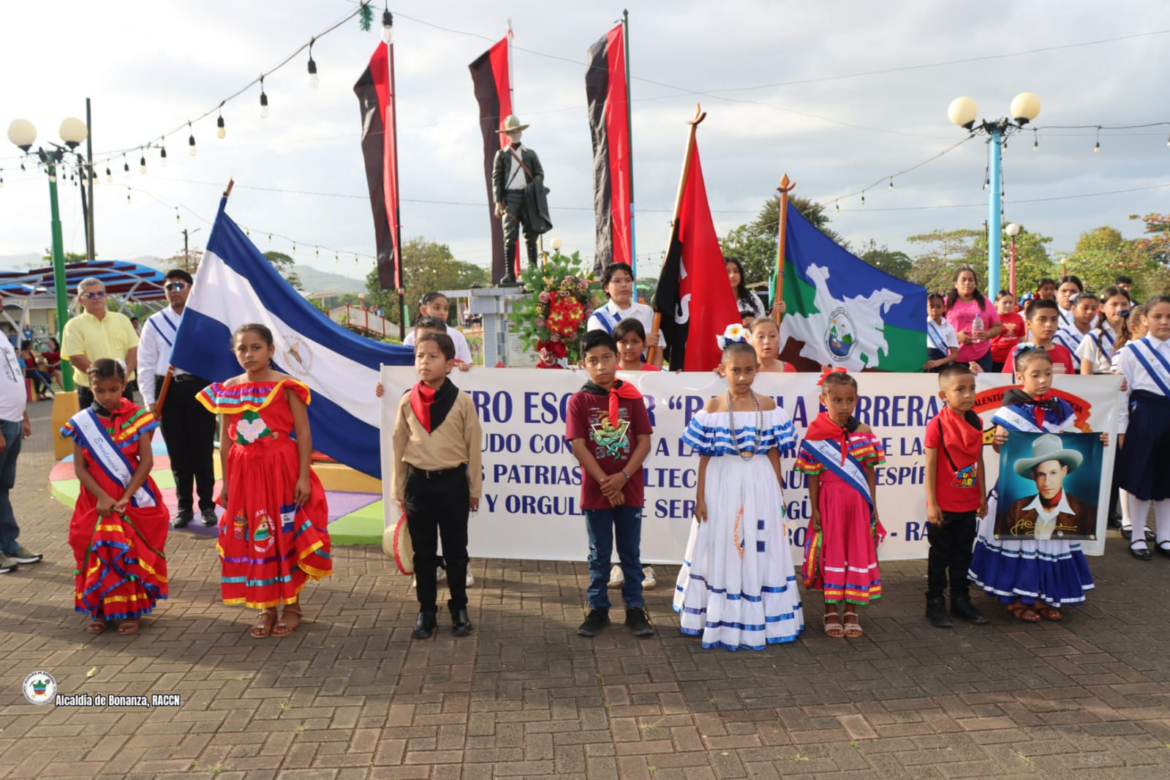Bonanza conmemora el 92 aniversario de Sandino