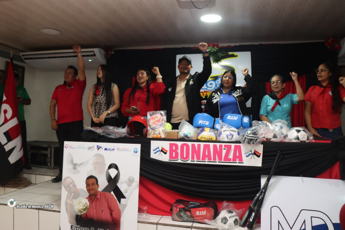 Juventud de Las Minas celebra Encuentro Sandinista en Bonanza