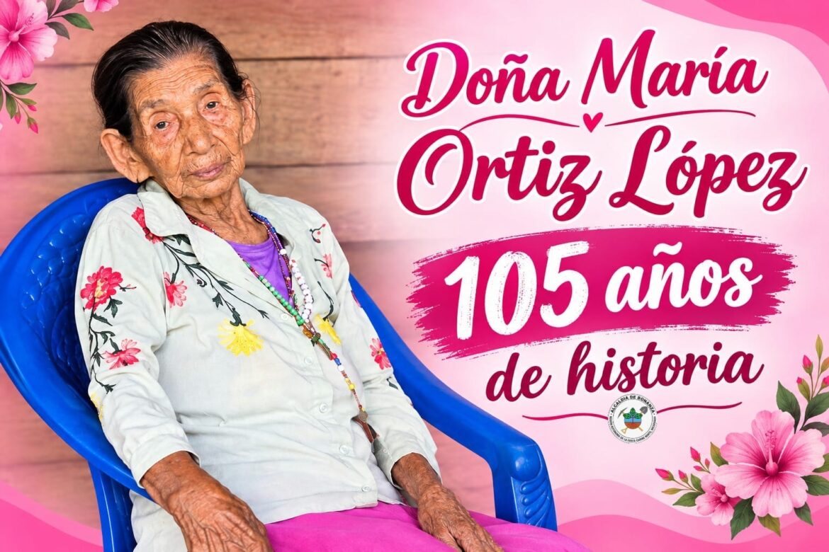 DOÑA MARÍA ORTIZ LÓPEZ DE 105 AÑOS DE HISTORIA EN BONANZA