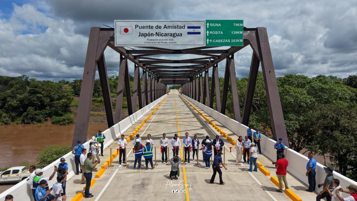 INAUGURAN EL PUENTE DE AMISTAD JAPÓN–NICARAGUA